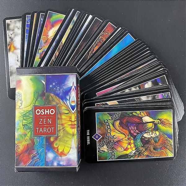 Ethereal Visions Light Up Tarot -korttipakka pöytäpeliin, juhliin ja hauskaan ajanvietteeseen 78pcs tt98