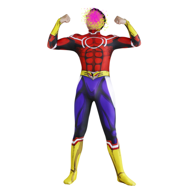 Anime My Hero Academia All Might cosplay -asu Halloween all-inclusive -kokonaisuus cosplay-trikoot Red All Might XXL