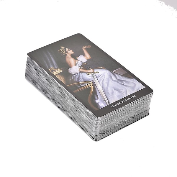 Tarot-kortit steampunk tarot -pöytäpakka lautapeli kortti perhekokouksiin ja juhliin pelikorttipeleihin White