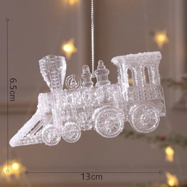 15 cm Jul Snöflinga Julgransdekorationer Noel Kristall Ren Krans Hängande Ornament God Jul Dekor För Hemmet 2023 I