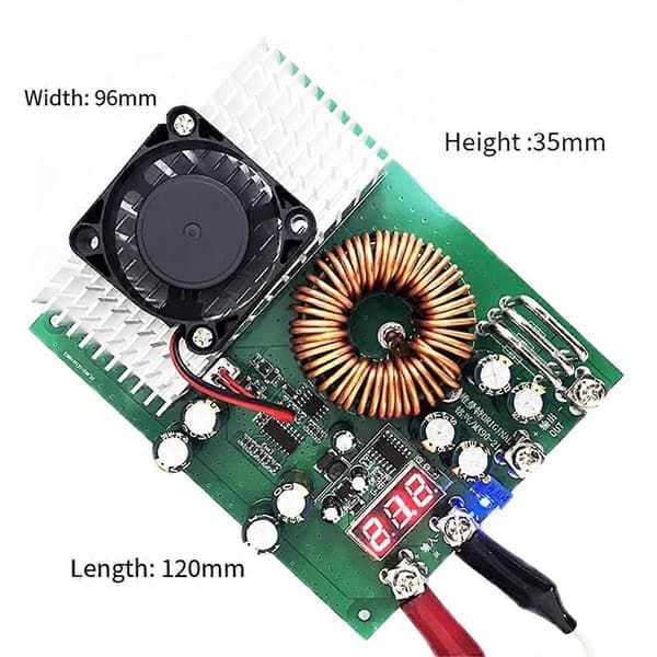 DC-DC Nedtransformator Strömförsörjningsmodul DC25-90V 1000W50A Konstant Spänning Konstant Ström Buck Converter