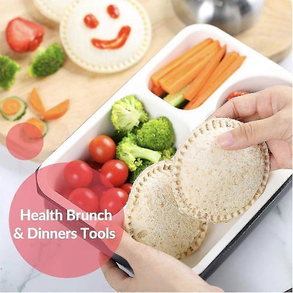 Smörgåsskärare och förseglare - Smörgåsmaskin - Perfekt för matlåda och Bento-låda - Pojkar och flickor barnlunch