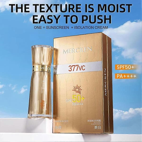 MENGXILAN Multi-Effect Solcreme - 377 & C-vitamin Lysnende