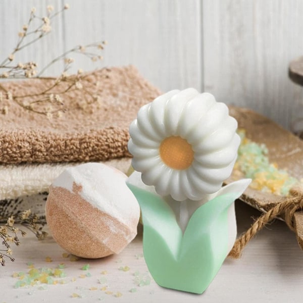 Lysform Lysform Silikoneforme 3D Tulipan Blomsterform Blomster Resin Lysform Lys Fremstilling Dine Egne Forme Håndlavet Gave