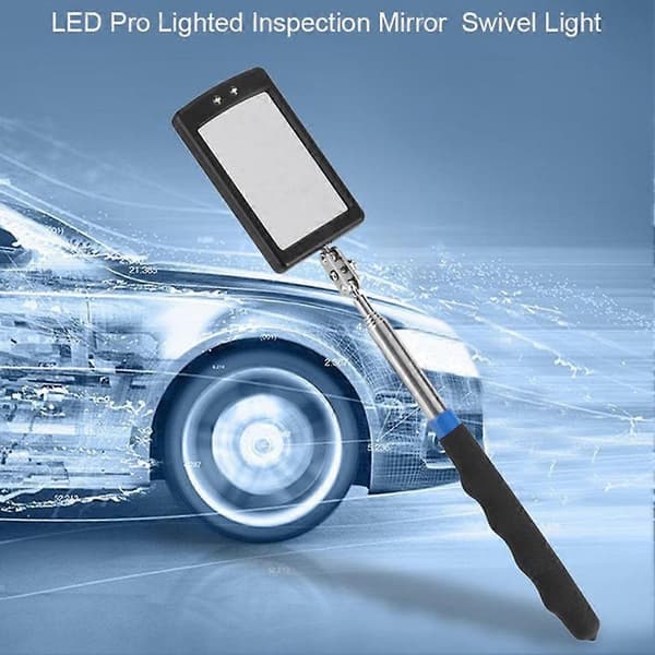 LED Telescopic Inspection Mirror 360 Rotating Mechanic Car