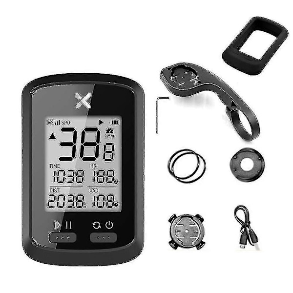 Xoss G+ Cykeldator Set Trådlös GPS Cykel Odometer Vattentät-FCY