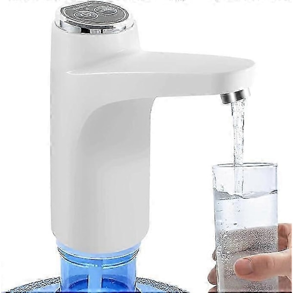 Vesipullopumppu, kannettava sähköinen vedenannostelija, sähköinen vesipumppuannostelija, USB ladattava vesipullopumppu, erinomainen grillaukseen, piknikmatkoille
