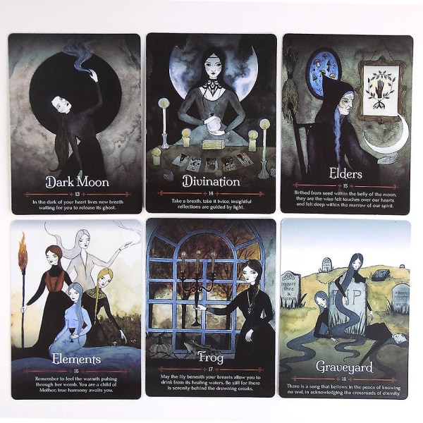 Seasons of the witch oracle oards samhain oracle hot sell rytter tarotkort for spådom tarotkortstokk Red