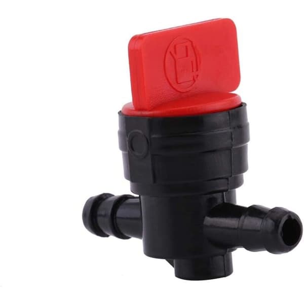 Universell 6 mm inline drivstoffkran, drivstoffledning i plast, drivstoffavstengningsventil