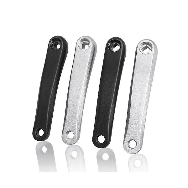 170 mm krankarm til mountainbike, venstre side, krank med diamantformet hul, udskiftningsdel, sort