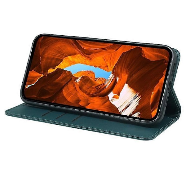 Kompatibelt för HMD Pulse / Pulse+ Fodral Plånbok Läder Telefonskal Lyckoklöver Prägling Green