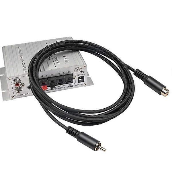 RCA Forlængerkabel RCA Audio Video Kabel RCA Han til Hun Ledning til Højttaler, Subwoofer, Kamera, H