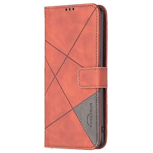 BINFEN COLOR BF05 Kompatibel med Huawei Mate 60 Pro / Mate 60 Pro+ Wallet Præget Læder Telefon Cover Stativ Brown