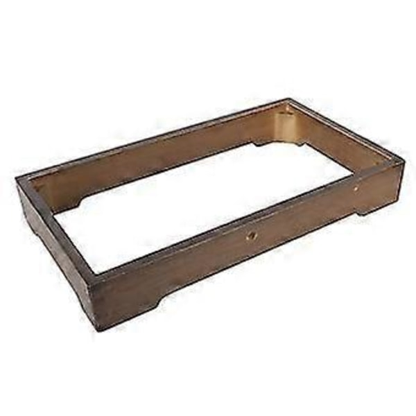 Minimalistisk Induktionshällsbas i Träram för Stabil och Inbäddad Teköksmatlagningsutrustning