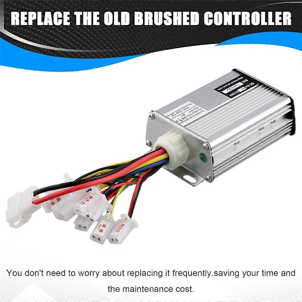 Elektrisk cykel børstet controller 36V 1000W elektrisk scooter controller børste DC motorhastighed
