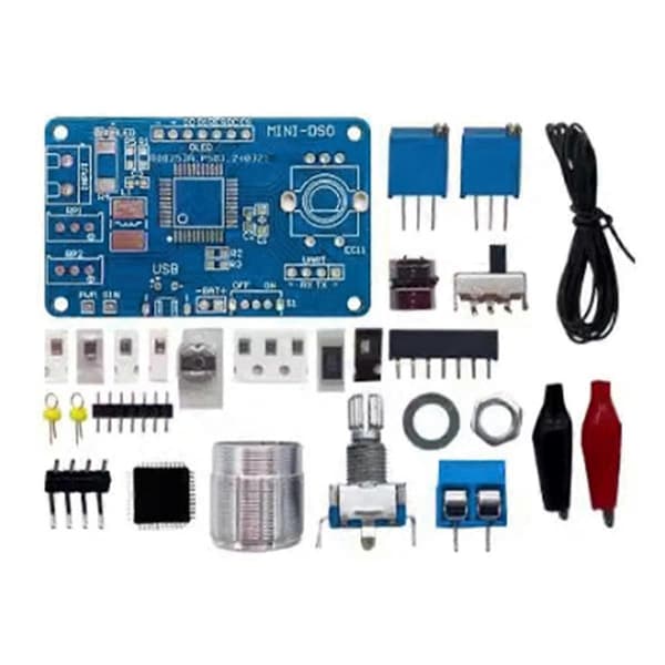 DIY Mini Digitalt Oscilloskop Kit STC8K8A Mikrocontroller Elektronisk Loddeøvelse Løse Dele