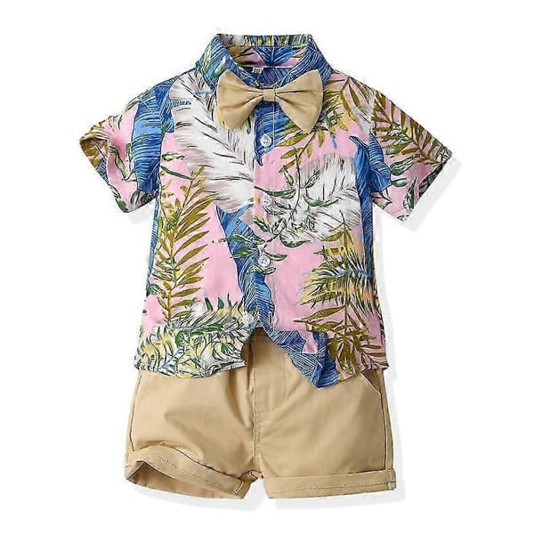 Sommer små gutter Gentleman uformelle antrekksett color3 110cm