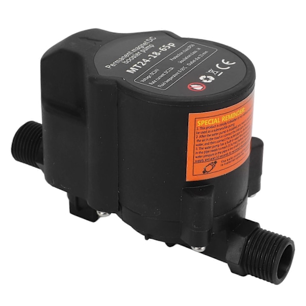 Vannrykksforsterkerpumpe Automatisk Induksjon Lavt Støy Dusjforsterkerpumpe for Baderom DC24V