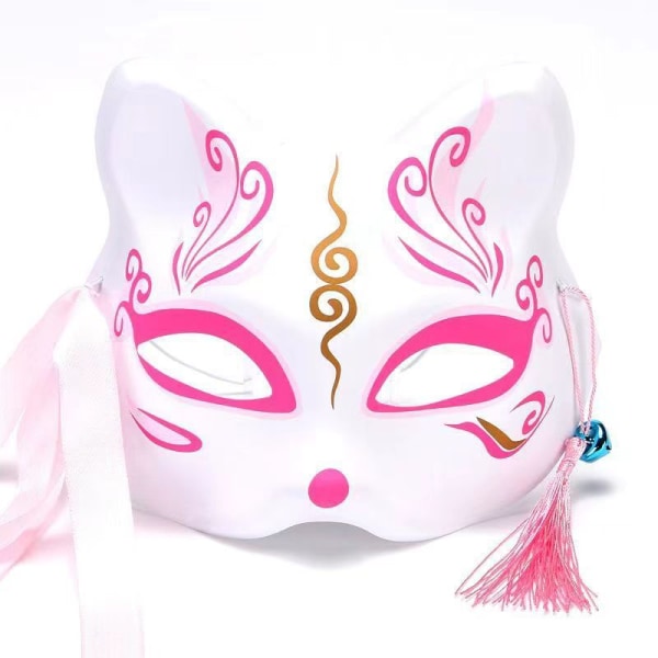 Halvmaske Kattefjes Rev Maske Gutter Og Jenter Fest Danseforestilling Rekvisitter Salgsbod Engros Tremolo Japansk Antikk Phoenix