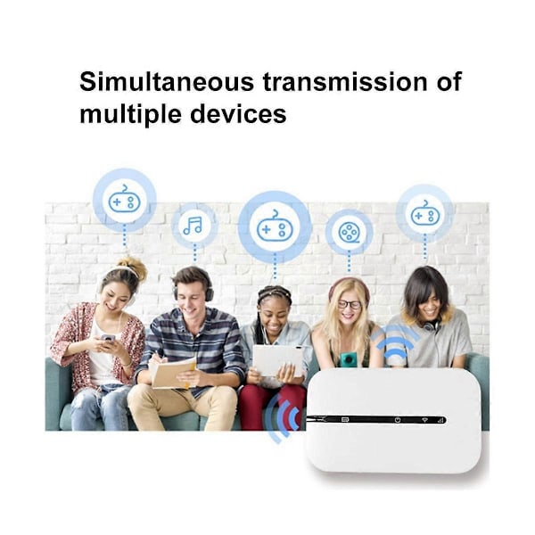 4G Pocket MiFi WiFi Router 150Mbps WiFi Modem Bil Mobil Wifi Trådløs Hotspot med Simkort Slot P