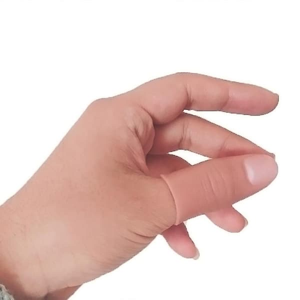 Magisk tommelfinger Silke Vanish trickrekvisit blød plastfinger