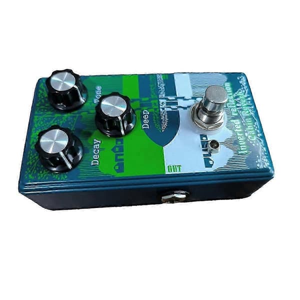 Gitarr Reverb Effekter Inverterad Reflektion Kabin Reverb Effektpedal för Elgitarr Bas