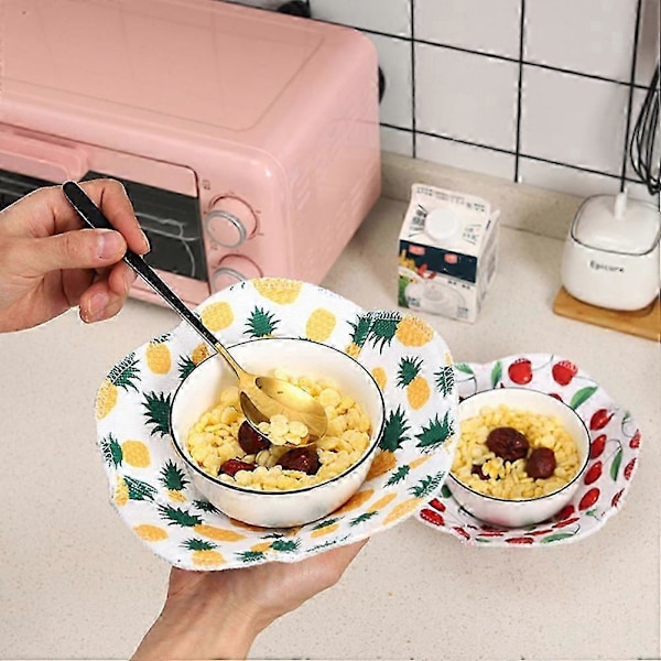 6 stk. Skål Cozy Holder Mikrobølgeovn Skålholdere Tallerken Huggers Mikrobølgesikker Holder (Blandet Stil)