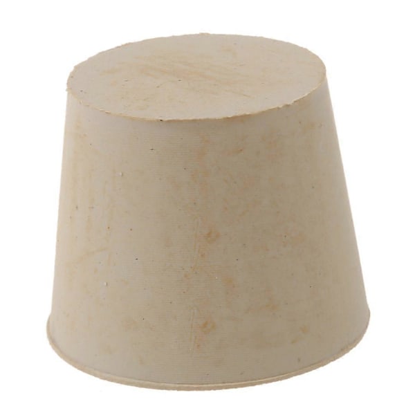 Ny Gummipropp Laboratorium Solid Hull Stopp Innskyvbar Tetningsplugg 7# 28*37mm