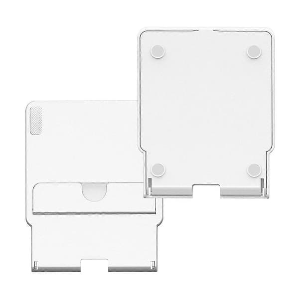 För Switch 2, Switch OLED Steam Deck & ROG Ally Justerbar Vinkel Vikbart Stativ White