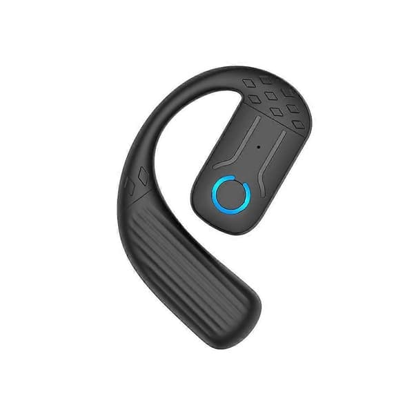 Ørekrok trådløst Bluetooth-headset Støyreduserende stereohodetelefoner Black