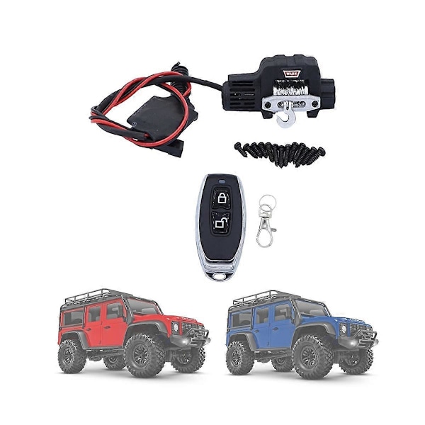 RC-auton mini vinssi ja kauko-ohjain TRX4M 1/18 RC-maastoauton päivitysosien lisävarusteille