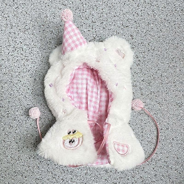 Mini Plysdukke Tøj Outfit Tilbehør Til Labubu V1 V2 Idol Dukker alfabet Tøj Gave 10