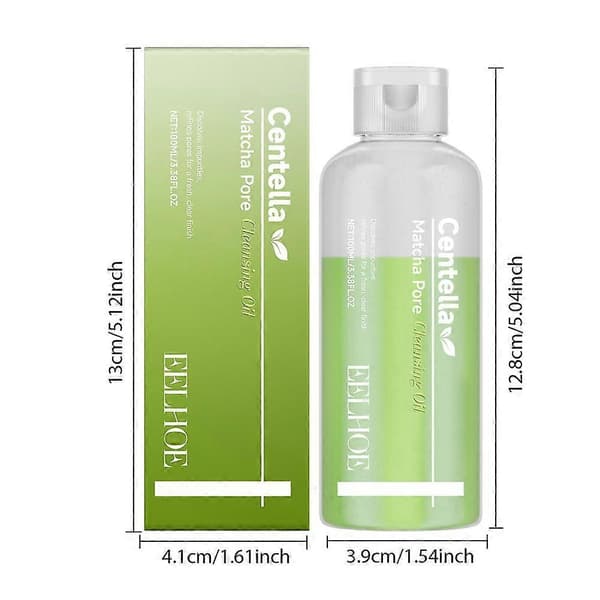 Centella Matcha Renseolie - Dyb Porerens, 100ml, Makeupfjerner