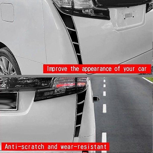 Auton takavalon koristelista, takavalon alempi pylväskoriste ALPHARD VELLFIRE 30 -sarjaan 2016-2022