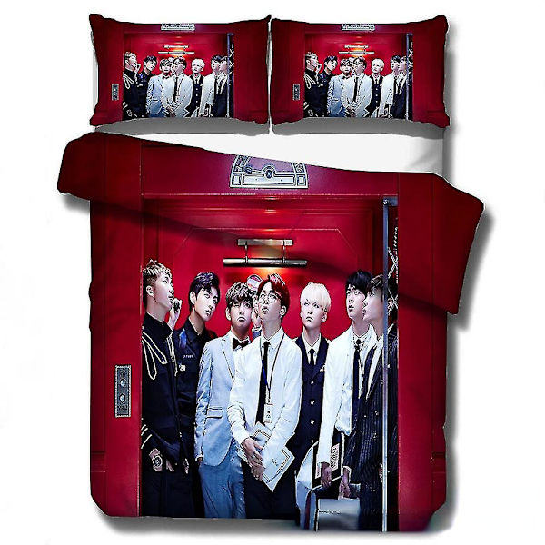 Wish Bts Stor Kollektion Sängkläder Fyrdelat Hemtextil Täcke Örngott Q C 210x210 three-piece suit