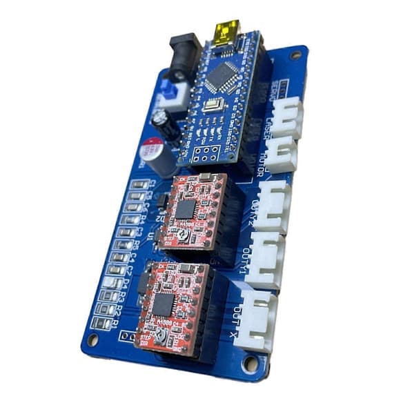 Benbox Programvara Lasergraveringsmaskin DIY Liten Kontrollkort Blå