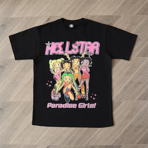 T-paidat Miehet Naiset Street Korkealaatuiset 100% Casual Goth Lyhythihaiset T-paidat 6 S
