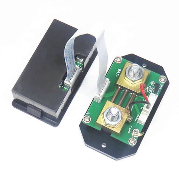 2X VA7510S Jännite- ja virtamittari, 100A 6-75V/0V-120V DC Ampeerimittari Volttimittari Monitorin ulostulon akku