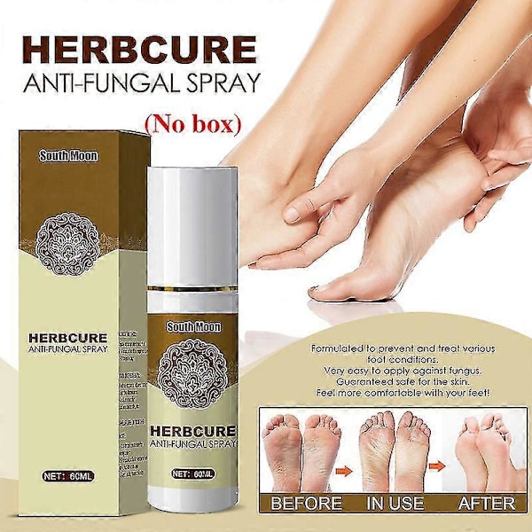 60ml Antifungal Fotspray Fotdesinfeksjonsspray Herbal Antifungal Tåbehandling