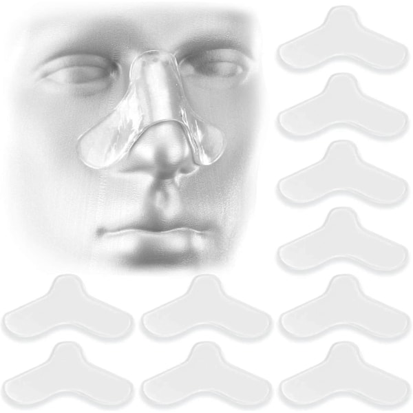 10-pack Näskuddar för CPAP-mask - CPAP-nässkydd - CPAP-tillbehör för CPAP-maskin