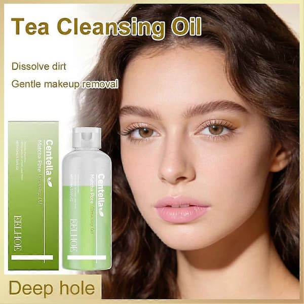 Centella Matcha Renseolie - Dyb Porerens, 100ml, Makeupfjerner