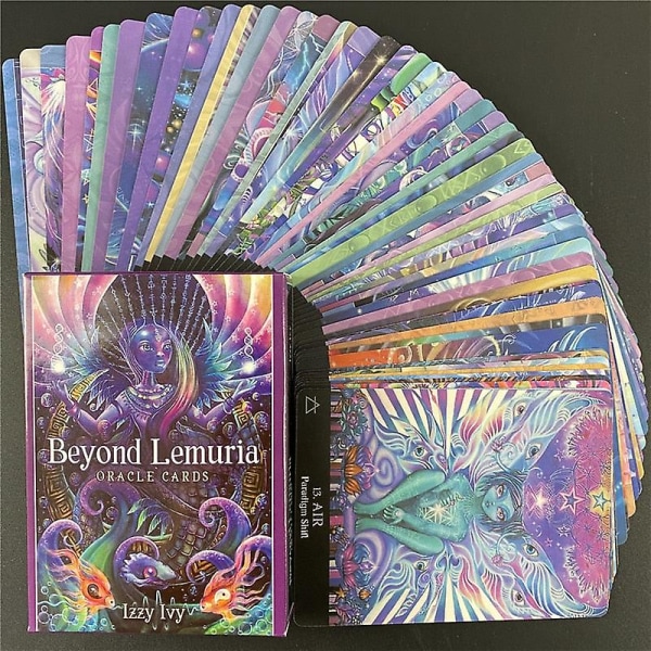 Beyond Lemurian Tarot -korttipeli perhejuhliin ja viihteeseen 55pcs ts34