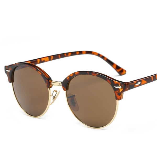 Aurinkolasit Naiset Pop Retro Miehet Kesätyyliset Aurinkolasit Brown Style6