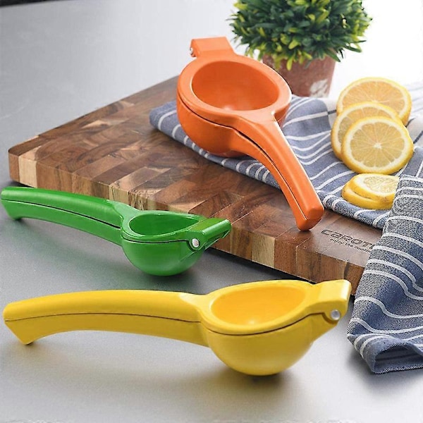 Högkvalitativ Citronpress i Metall, Citruspress, Manuell Press för Maximal Juiceutvinning