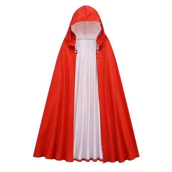 Barn Flickor Halloween Häxa Kostym Mary Sanderson Fancy Cosplay Klänning Prinsessa Ond Drottning Utklädnad Med Kappa Födelsedag Karneval Party Outfit 9-10 Years