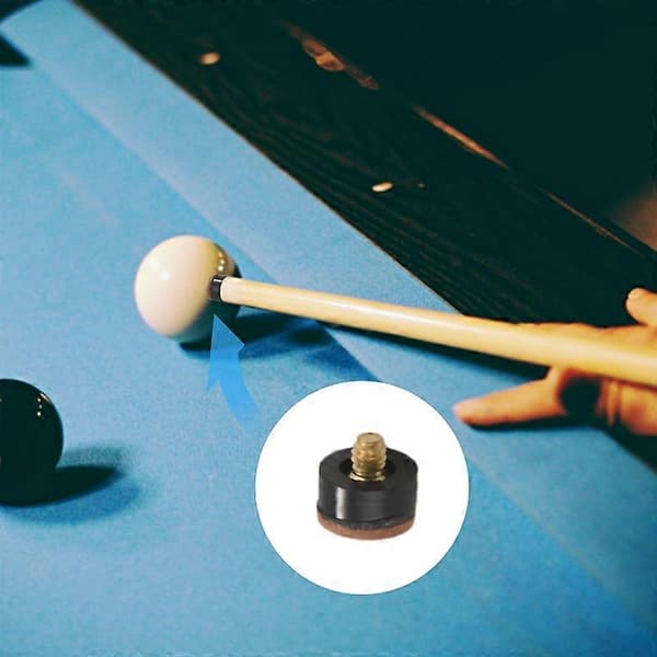 50 stk. Billard Pool Kø Screw-on Tips 13mm Billard Kø Tips til Pool Køer og Snooker
