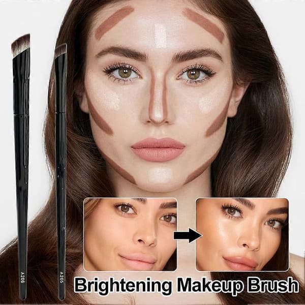 Makeup Brushes Liquid Foundation Concealer Blending Brush Blush Brush Oblique