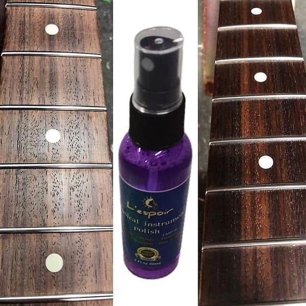 60 ml gitarrgreppbräda vårdolja greppbräda citron + rengöringsduk