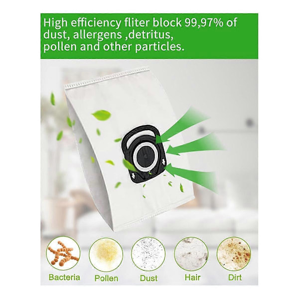Støvsugerposer til + ZR200520 ZR200720, Egnet til Compact Power, X-Power og Silence Force