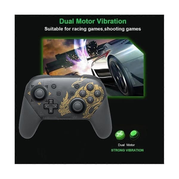 Trådløs Bluetooth Controller til Pro Gamepad Joystick til Konsol 6-Akset med NFC(B)